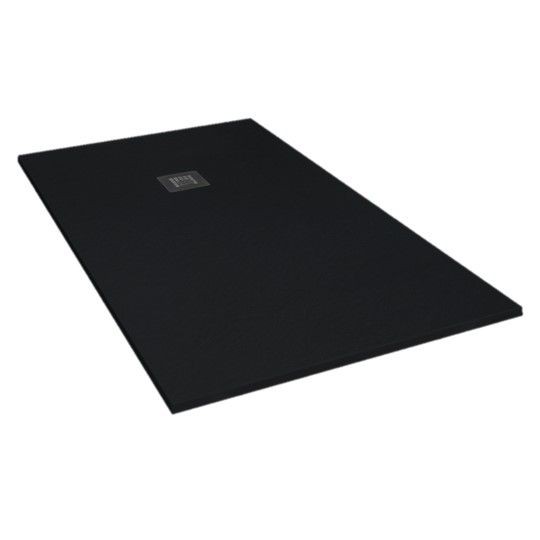 Tissino Giorgio2 Rectangular Shower Tray 1800 x 700mm Matt Black Slate [TRG-439-MN]