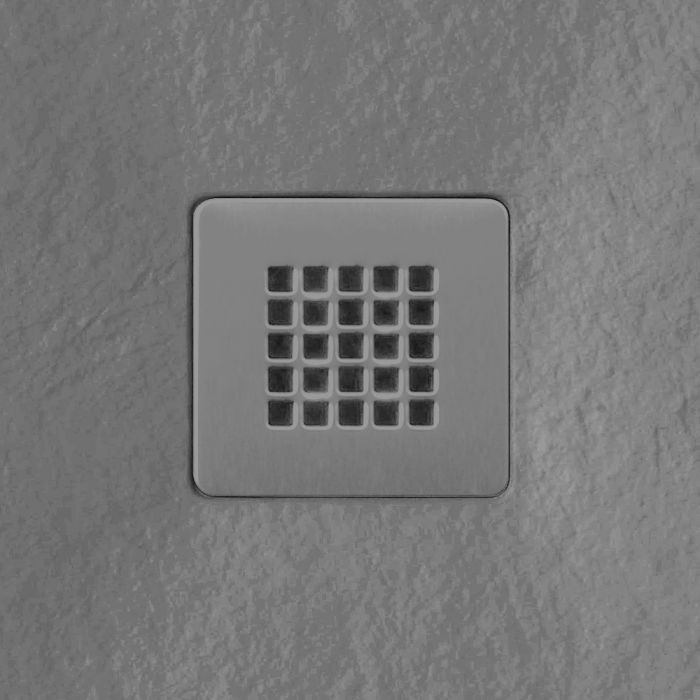 Tissino Giorgio2 Coloured Shower Grate 125 x 125mm Grey Slate [TRG-901-GS]