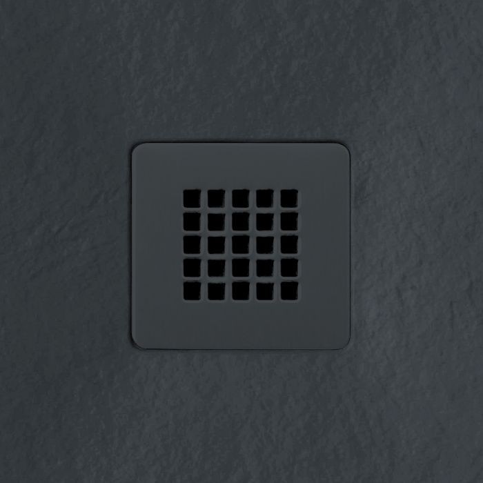 Tissino Giorgio2 Coloured Shower Grate 125 x 125mm Graphite Slate [TRG-901-RS]