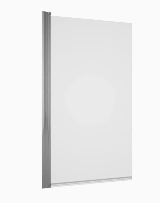 Tissino Messina Single Panel Bath Screen (Rectangular) Chrome [TSI-101-CP]