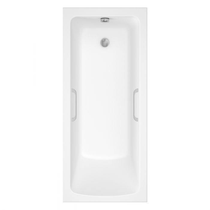 Tissino Lorenzo Single Ended Bath 1600 x 700mm with Handles (Bath Panels Not Included) [TLO-111]