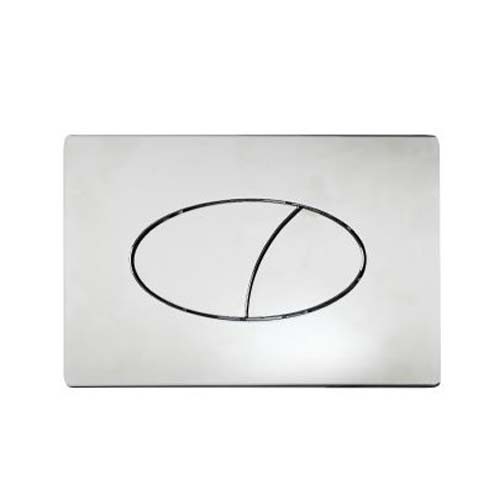 Tavistock TR9004 Ellipse Dual Flush Plate - Chrome 