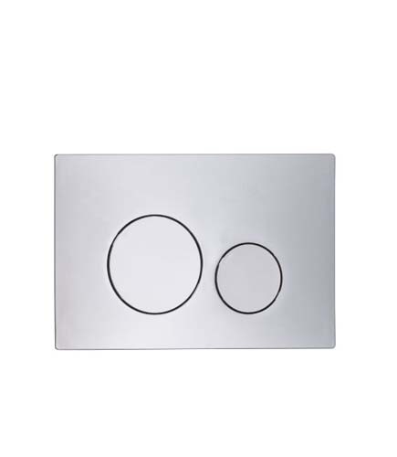 Tavistock TR9012 Circles Dual Flush Plate - Chrome