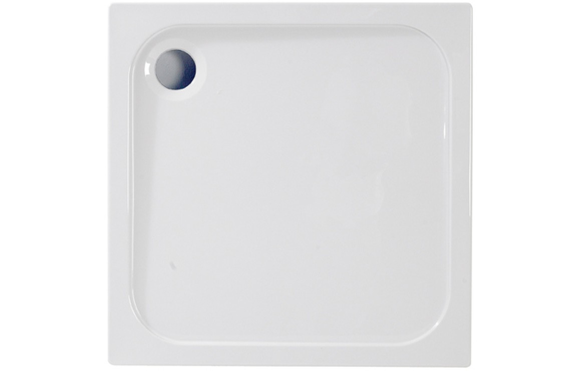 45mm Deluxe 800x800mm Square Tray & Waste [PLUM104318]