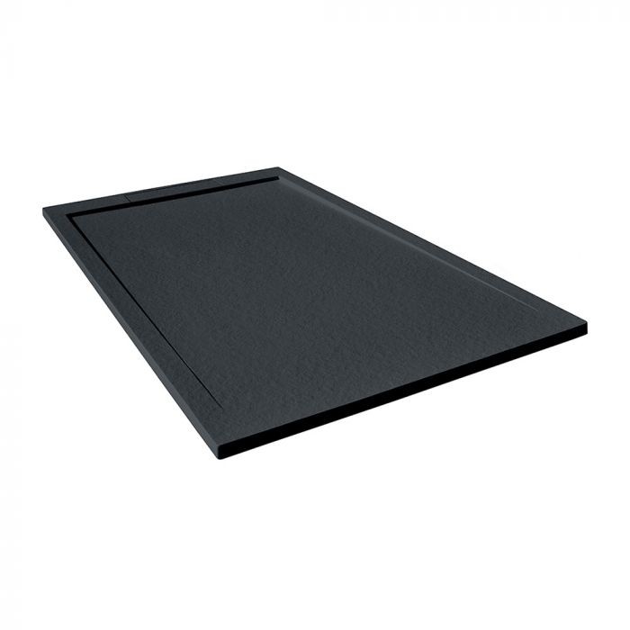 Tissino Giorgio Lux Rectangular Shower Tray 1200 x 800mm Graphite Slate [TRG-804-RS]