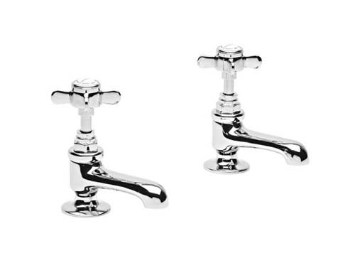 Tavistock TVA70 Varsity Basin Pillar Taps - Chrome