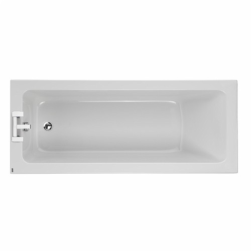 Twyford BJAP8502WH Aspect Single Ended Bath 1700x700mm 2 Tapholes White