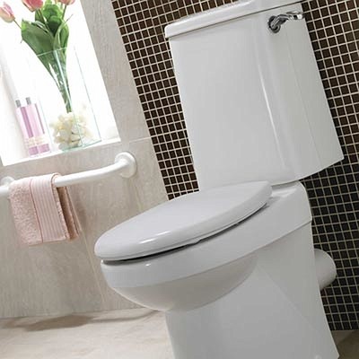 Twyford BJAV2668WH Avalon/Sola Closed Coupled Cistern Lever BSIO Including CP Cover/Clip 460x355mm White - (cistern only)