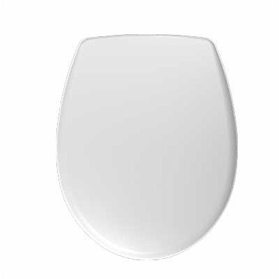 Twyford BJGN7865WH Galerie Toilet Seat and Cover SS Top Fix Hinge White