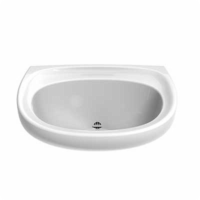 Twyford BJSA4280WH Sola Spectrum Washbasin No Tap Back Outlet 500x410mm