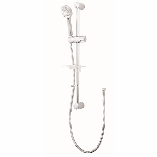 Twyford BJSF1261CP Sola Shower Rail Hose & Head - Multi Function