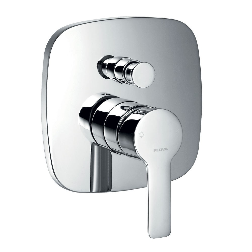 Flova URSHVO/DIV Urban Concealed 2-Outlet Manual Mixer Chrome