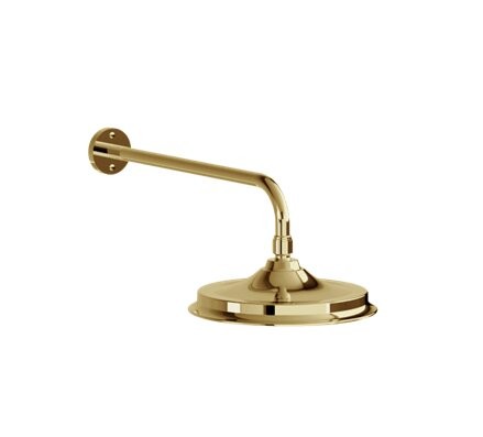 Burlington V11GOLD Straight Shower Arm (Wall Mounted) Gold (Shower Head NOT Included)