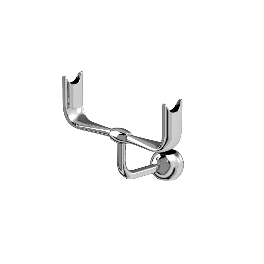 Burlington V24 Cradle for use with Vertical Riser Chrome