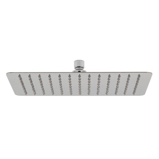 Vado Aquablade Slimline Rectangular Shower Head (Fixed) 300 x 200mm Chrome [AQB-20X30-C/P] 