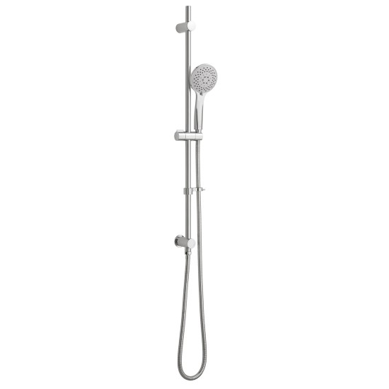 Vado Atmosphere Shower Handset Kit with Slide Rail & Integrated Outlet (5 Function) Chrome [ATM-MFSRKWO-CP]