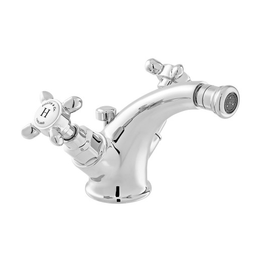 Booth & Co by Vado BC-AXB-110-CP Mono Bidet Mixer with Pop-Up Waste Chrome