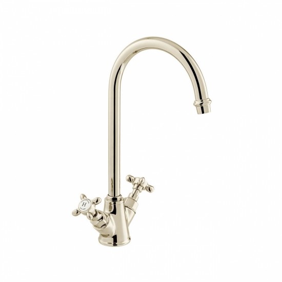 Booth & Co by Vado BC-AXB-150-BN Mono Kitchen Mixer Nickel