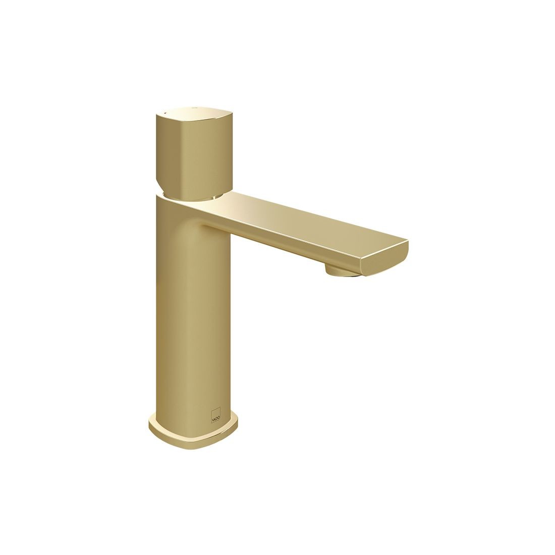 Cameo by Vado Leverless Mono Basin Mixer Tap (Single Taphole) Satin Brass [CAM-100/SB-SBR]