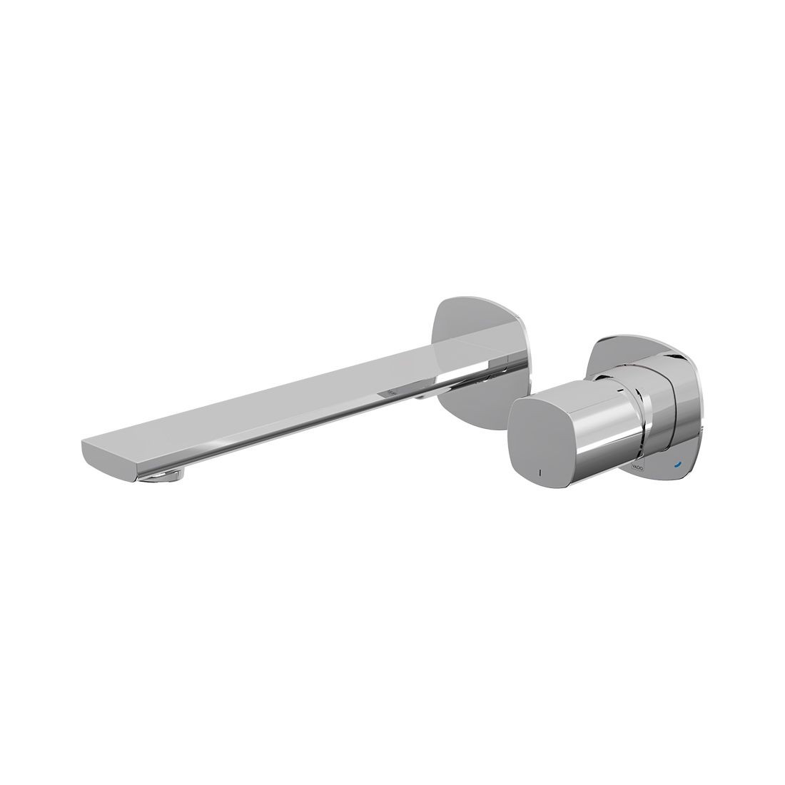 Cameo by Vado Leverless Wall Mounted Basin Mixer Tap for Low Pressure System (2 Tapholes) Chrome [CAM-109S-LP-CP]