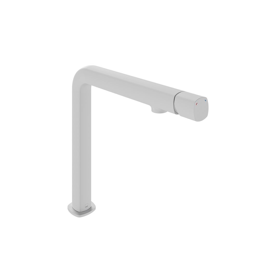 Cameo by Vado Deck Mounted Kitchen Mixer Tap (Single Taphole) Matt White [Vado CAM-150-MW]
