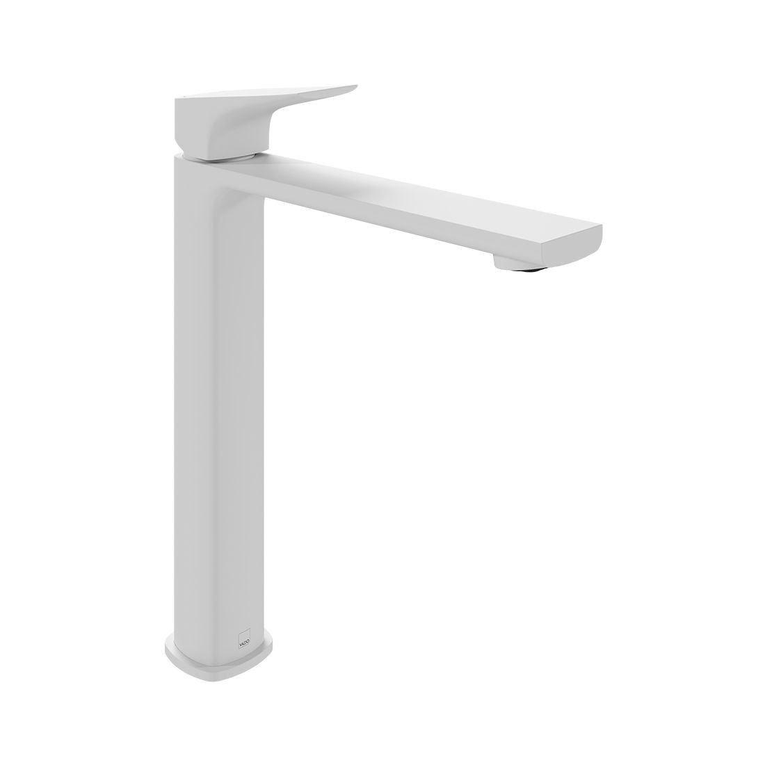 Cameo by Vado Tall Mono Basin Mixer Tap for Low Pressure System (Single Taphole) Matt White [CAM-200E/SB-LP-MW]