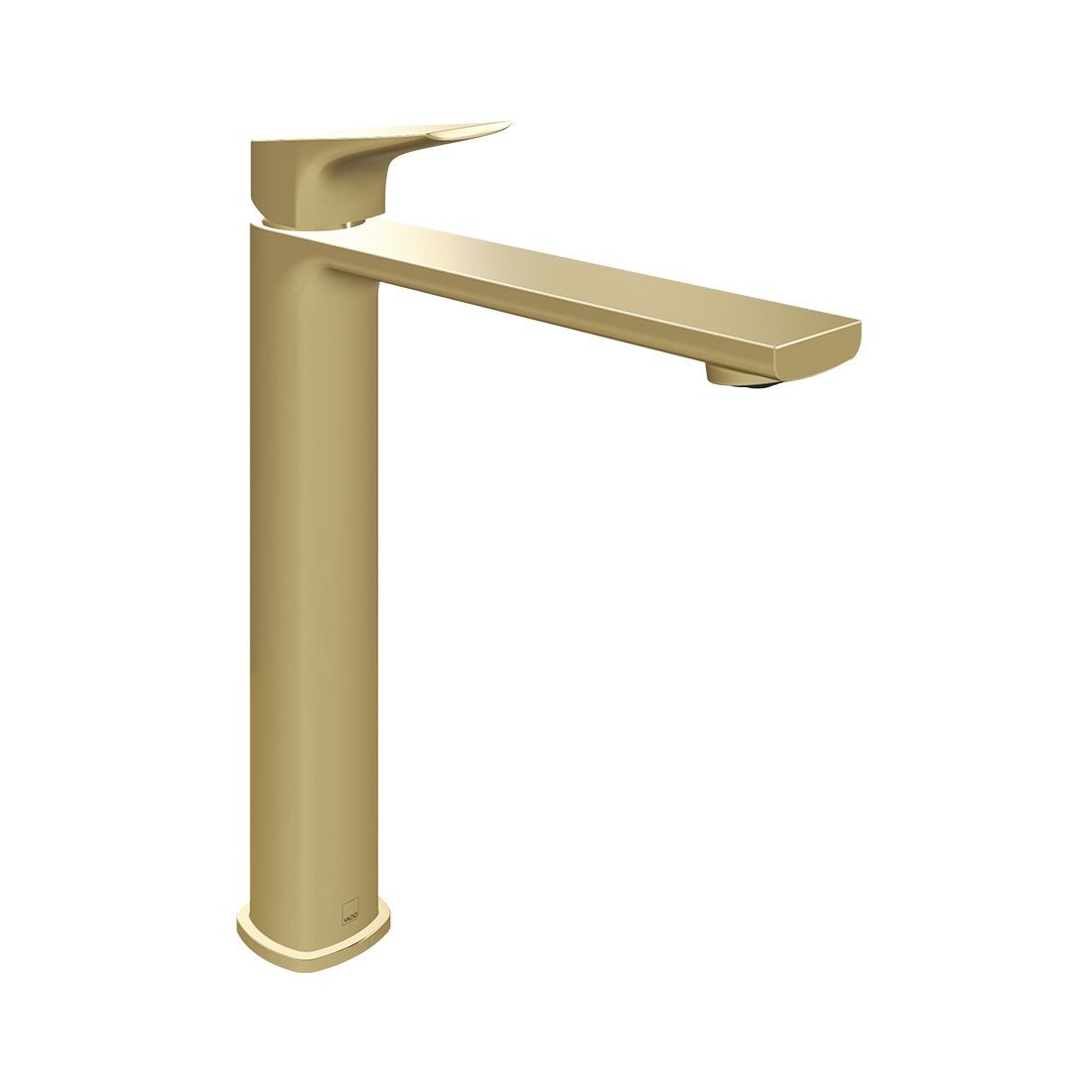 Cameo by Vado Tall Mono Basin Mixer Tap (Single Taphole) Satin Brass [CAM-200E/SB-SBR]