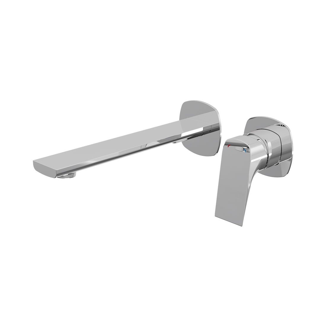Cameo by Vado Wall Mounted Basin Mixer Tap for Low Pressure System (2 Tapholes) Chrome [CAM-209S-LP-CP]