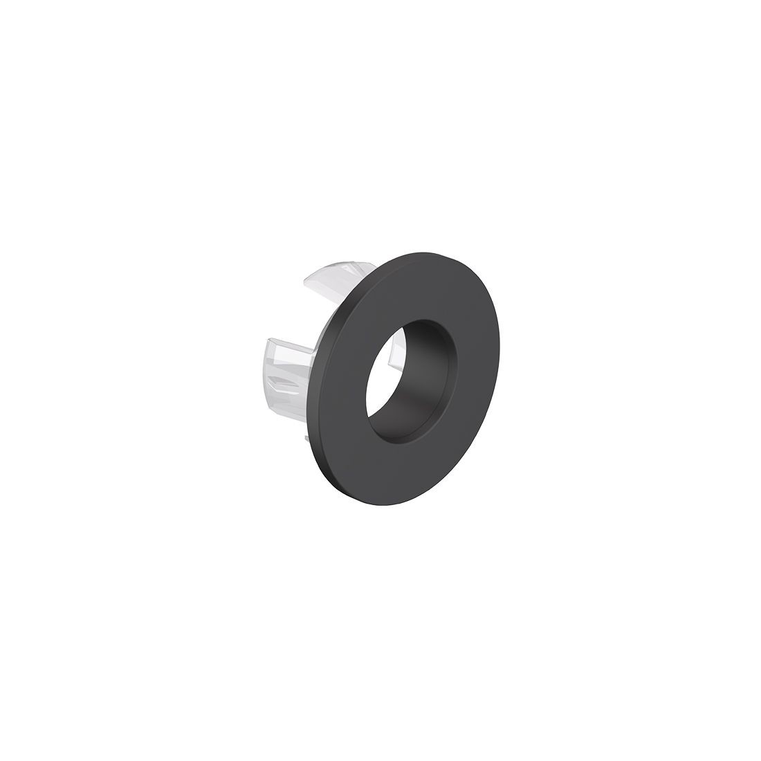 Cameo by Vado Ceramic Basin Overflow Cover (30mm Diameter) Matt Black [CAM-BCO-MB]
