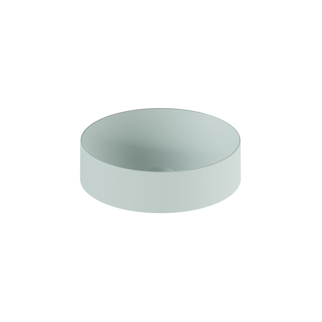 Cameo by Vado Round Countertop Basin (No Tapholes) Cove Blue [CAM-BMRO-CB]