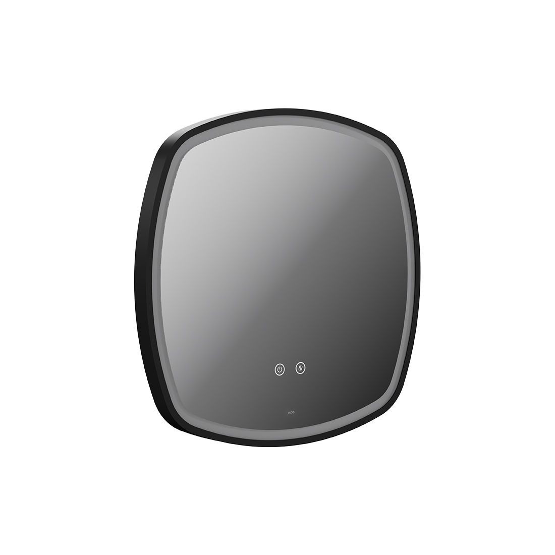 Cameo by Vado Illuminated Mirror (Square) with Demister 500mm Matt Black [CAM-M5I-SQ-MB]