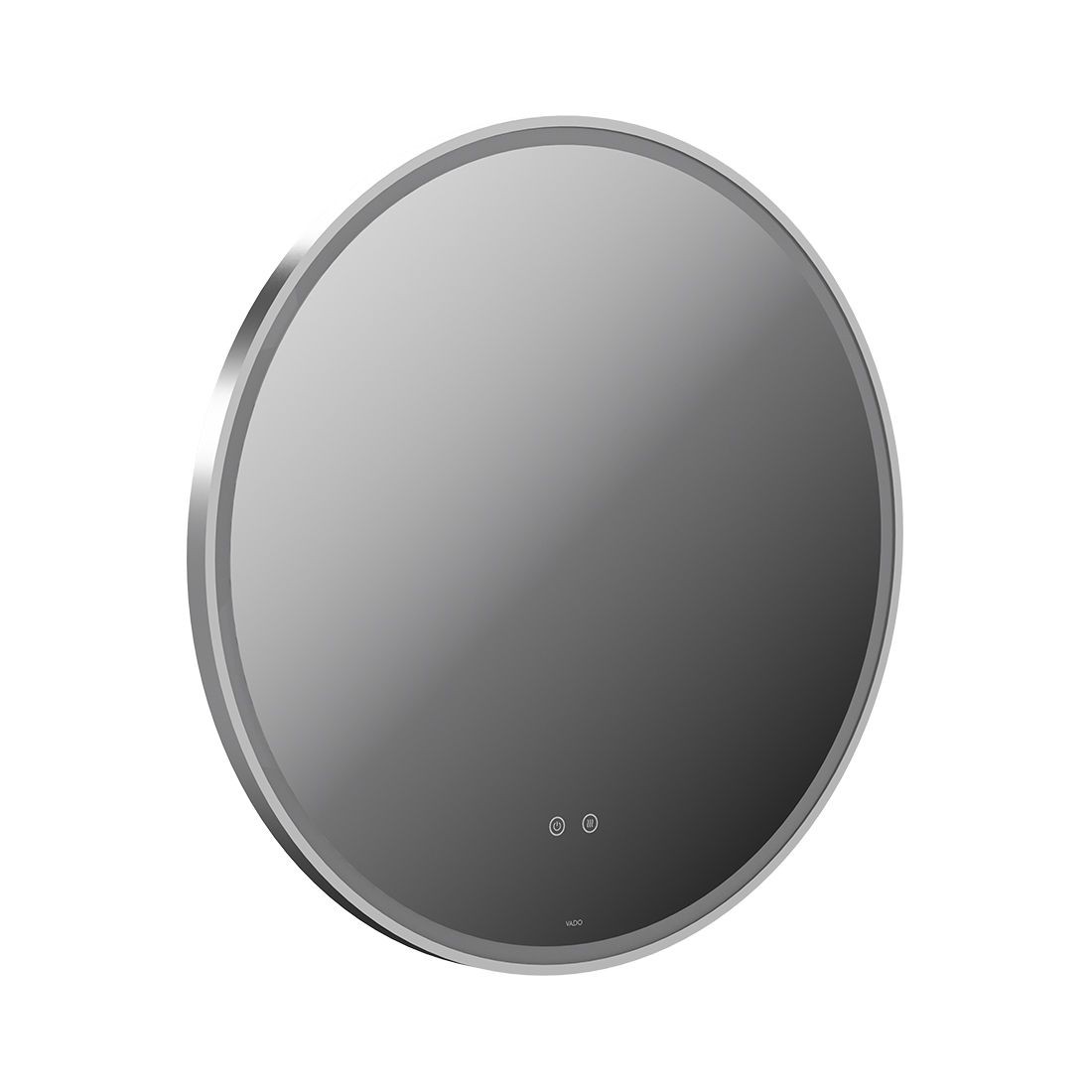 Cameo by Vado Illuminated Mirror (Round) with Demister 800mm Satin Chrome [CAM-M8I-RO-SC]