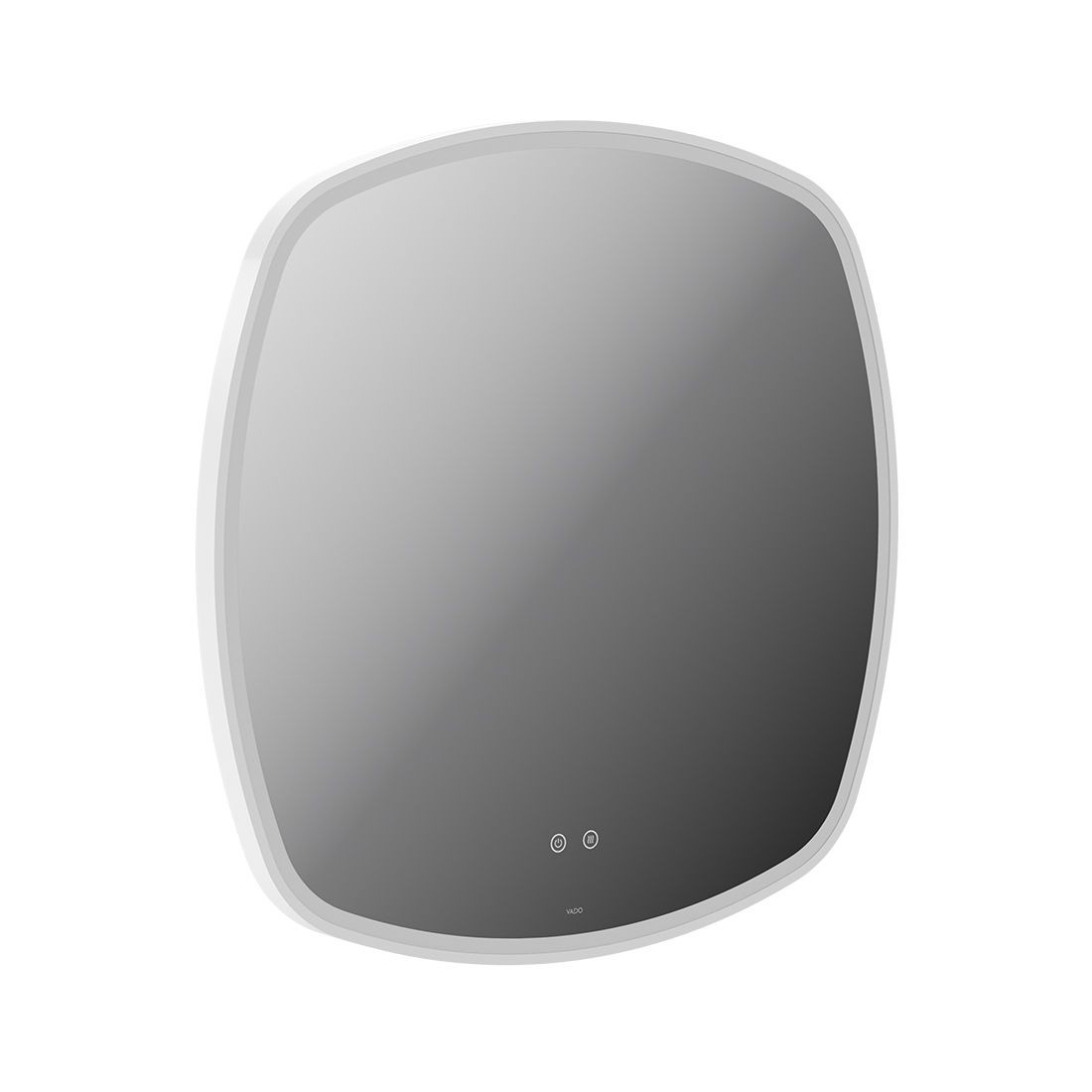 Cameo by Vado Illuminated Mirror (Square) with Demister 800mm Matt White [CAM-M8I-SQ-MW]