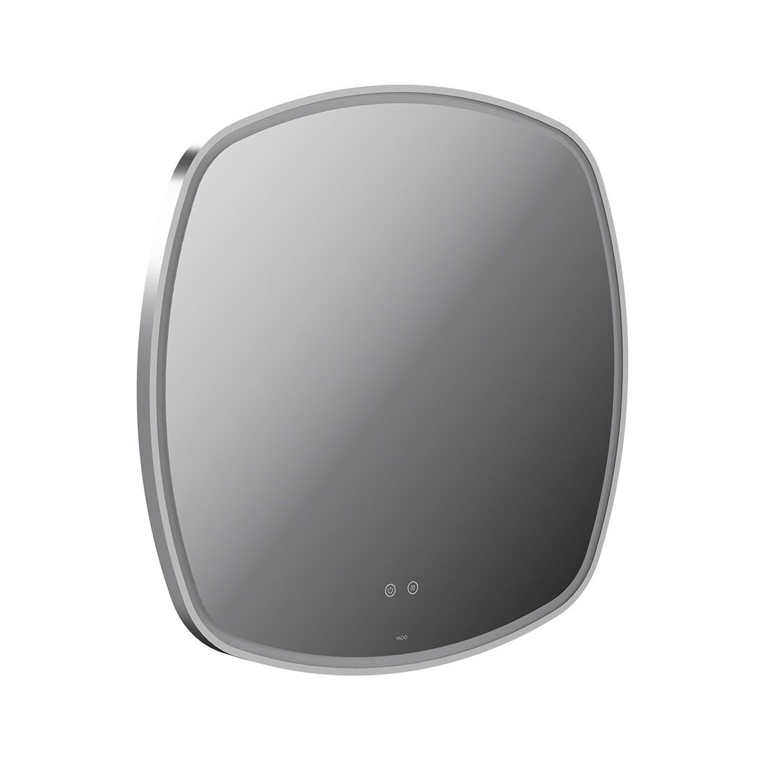Cameo by Vado Illuminated Mirror (Square) with Demister 800mm Satin Chrome [CAM-M8I-SQ-SC]