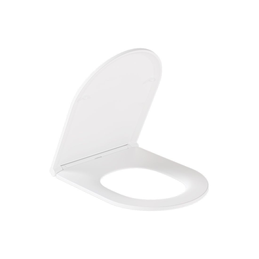 Cameo by Vado Slimline Toilet Seat Round (for Back To Wall WC Pans) White [CAM-TS1-RO]