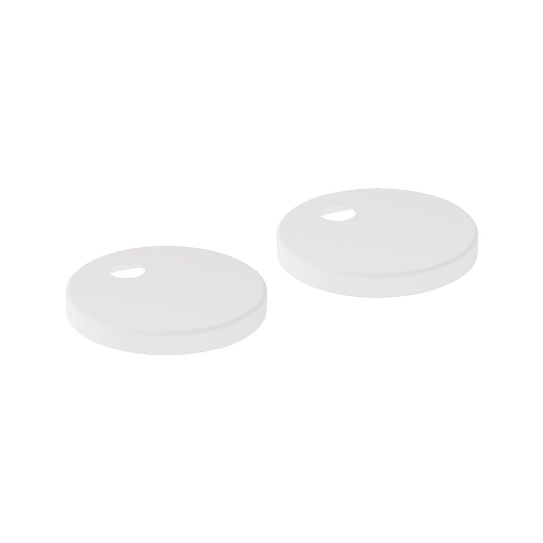 Cameo by Vado Toilet Seat Hinge Cover Plate 45mm Dia Matt White [CAM-TSHC-MW]