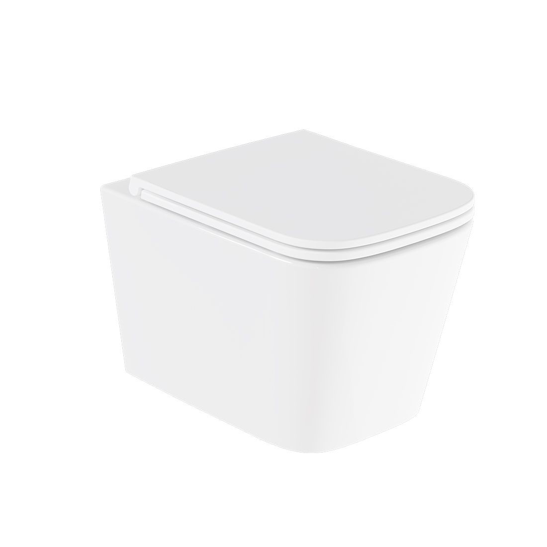 Cameo by Vado Wall Mounted WC Pan (Toilet Seat NOT Included) White [CAM-WC-WH-SQ]