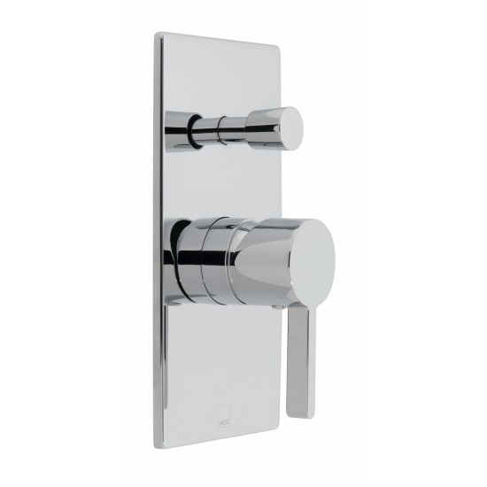 Vado Edit Manual Concealed Shower Valve with Diverter 2 Outlet Chrome [EDI-147A-C/P]