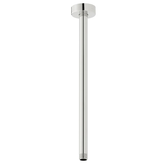 Vado Elements Ceiling Mounting Shower Arm 300mm (12 inch) Round Chrome [ELE-CMA/12IN-C/P]