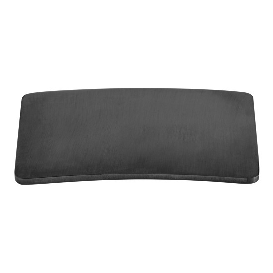 Individual by Vado Square Universal Basin Waste Cover Cap Brushed Black [IND-395CAP/SQ-BLK]