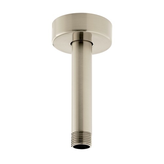 Individual by Vado Ceiling Mounted Shower Arm 100mm (4 inch) Round Brushed Nickel [IND-CMA/RO/4IN-BRN]