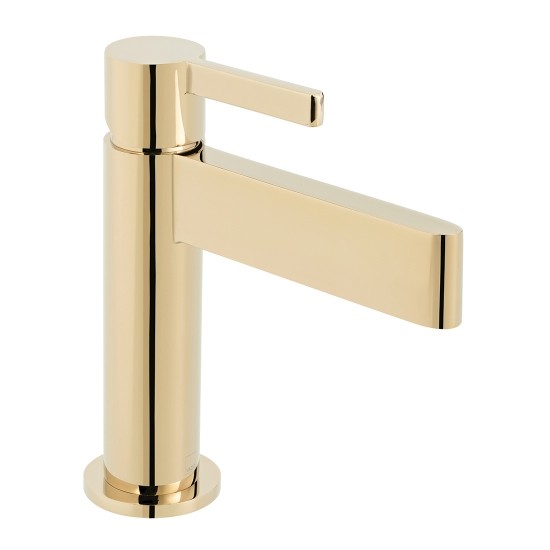 Individual by Vado Edit Mono Basin Mixer Tap (Single Taphole) Bright Gold [IND-EDI100/SB-BG]