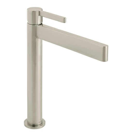 Individual by Vado Edit Tall Mono Basin Mixer Tap (Single Taphole) Brushed Nickel [IND-EDI100E/SB-BRN]