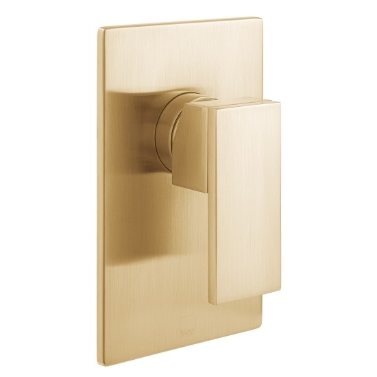 Individual by Vado Notion Manual Shower Valve 1 Outlet Brushed Gold [IND-NOT145A-BRG]