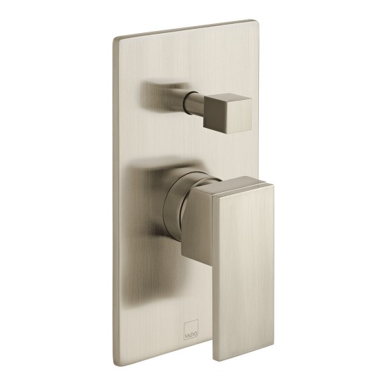 Individual by Vado Notion Manual Shower Valve with Diverter 2 Outlets Brushed Nickel [IND-NOT147A-BRN]