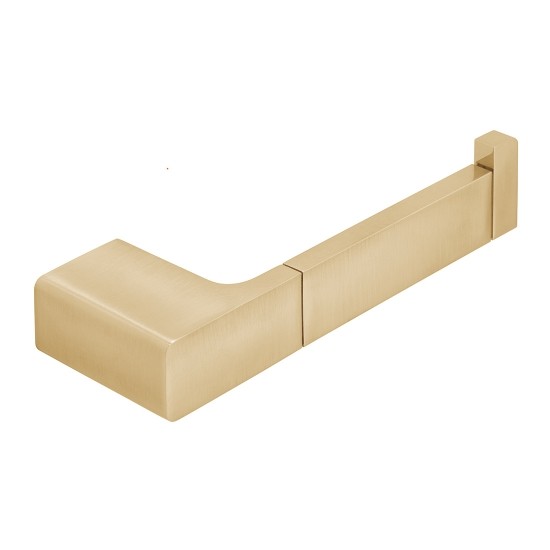 Individual by Vado Shama Open Toilet Roll Holder Brushed Gold [IND-SHA180-BRG]