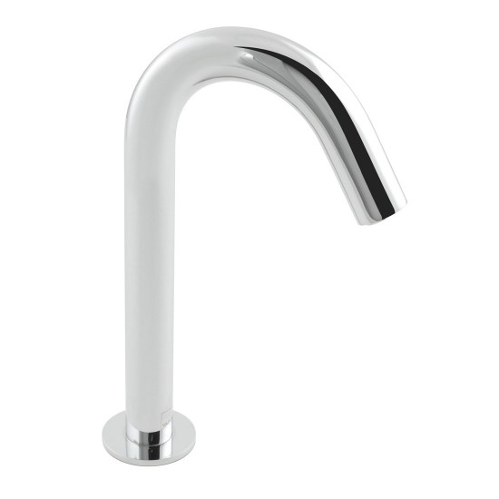 Vado I-Tech Infra-Red Deck Mounted Mono Basin Mixer Tap Chrome [IR-DSPOUT-C/P]