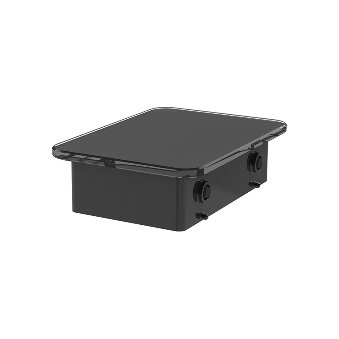 Vado Muse Glass Shelf Insert 150mm Matt Black [MUS-085-15-BLK]