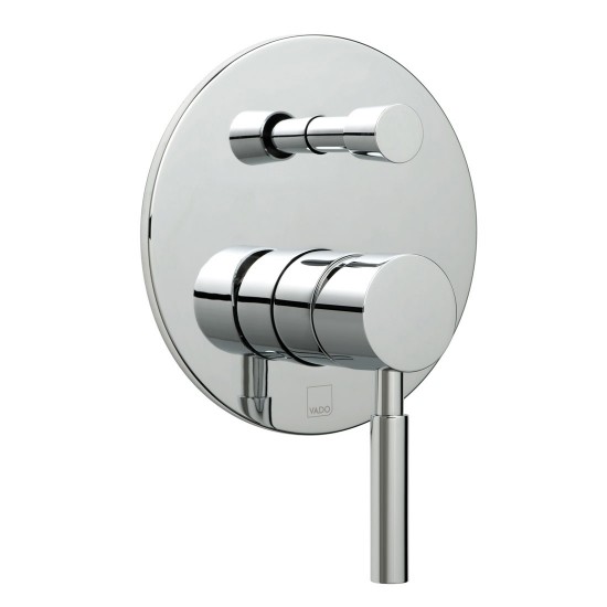 Vado Origins Manual Shower Valve with Diverter 2 Outlets Chrome [ORI-147A-C/P]