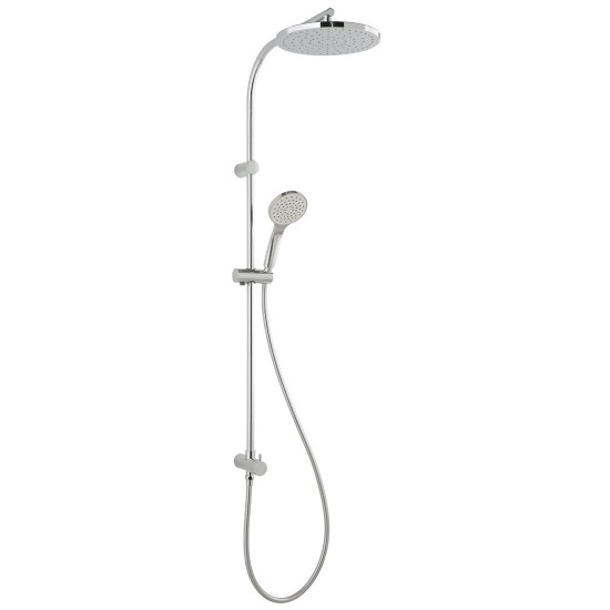 Vado WG-RRK/DIV-148-C/P Rigid Riser Kit with Diverter & Integrated Outlet Round 